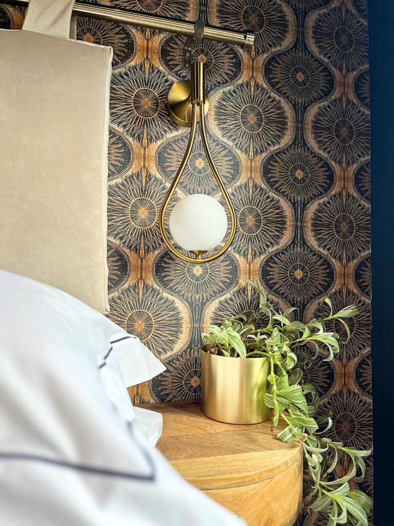 Art Deco inspired bedroom
