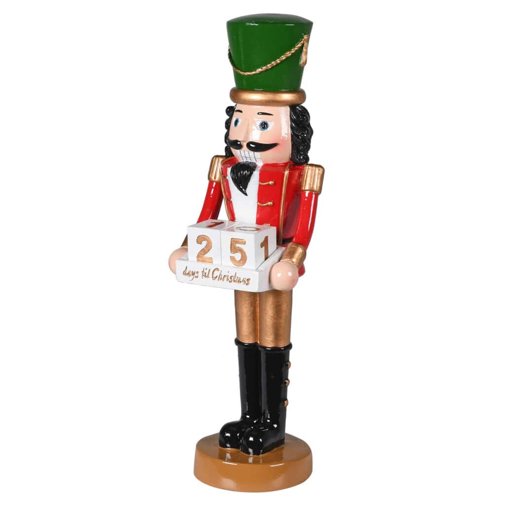 Nutcracker with countdown to christmas