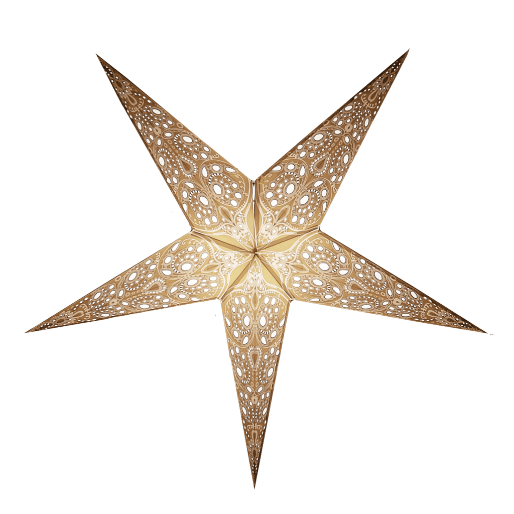 Paper star lantern